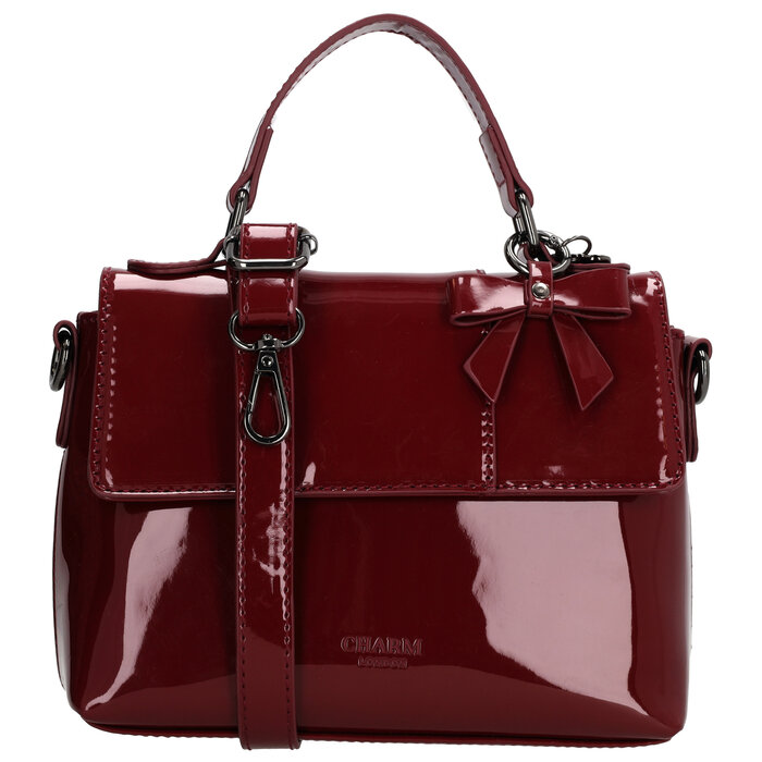 Charm London Charm London Kensington Handtas lak-bordeaux