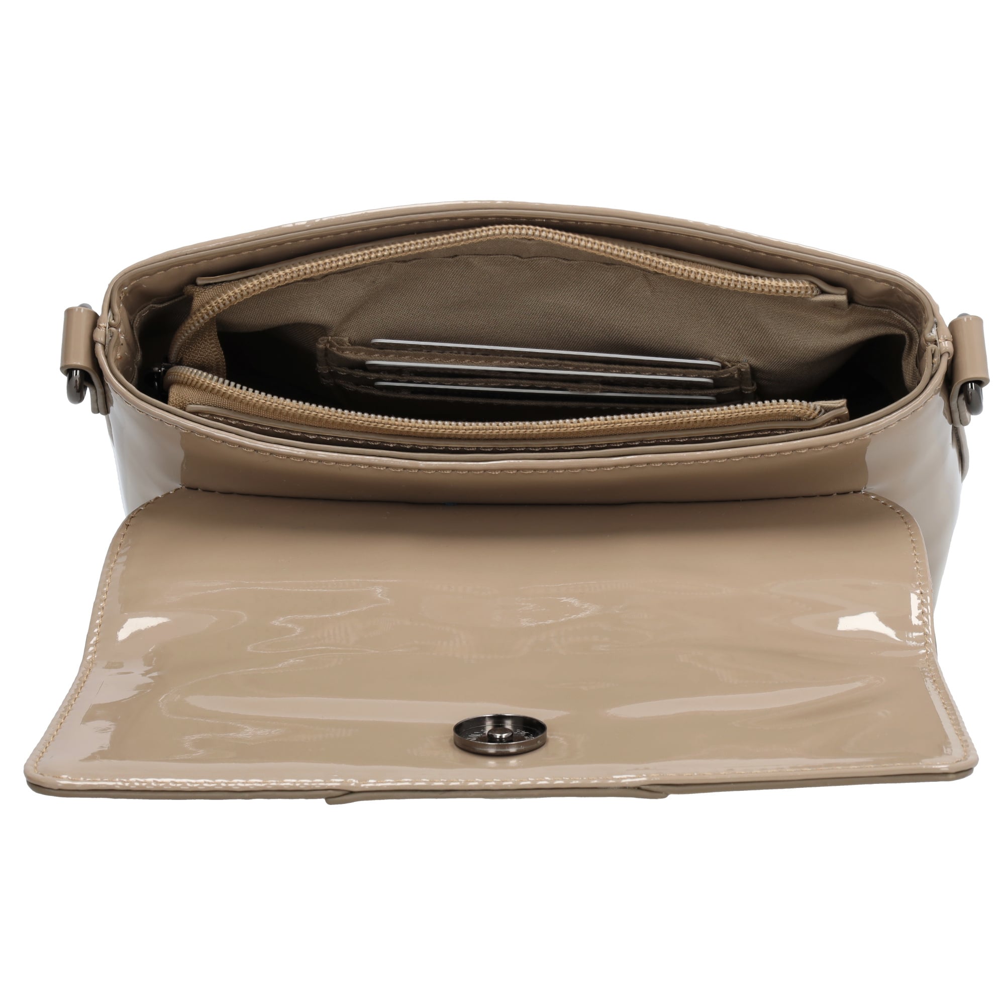 Charm London Charm London Kensington Handtas lak-taupe