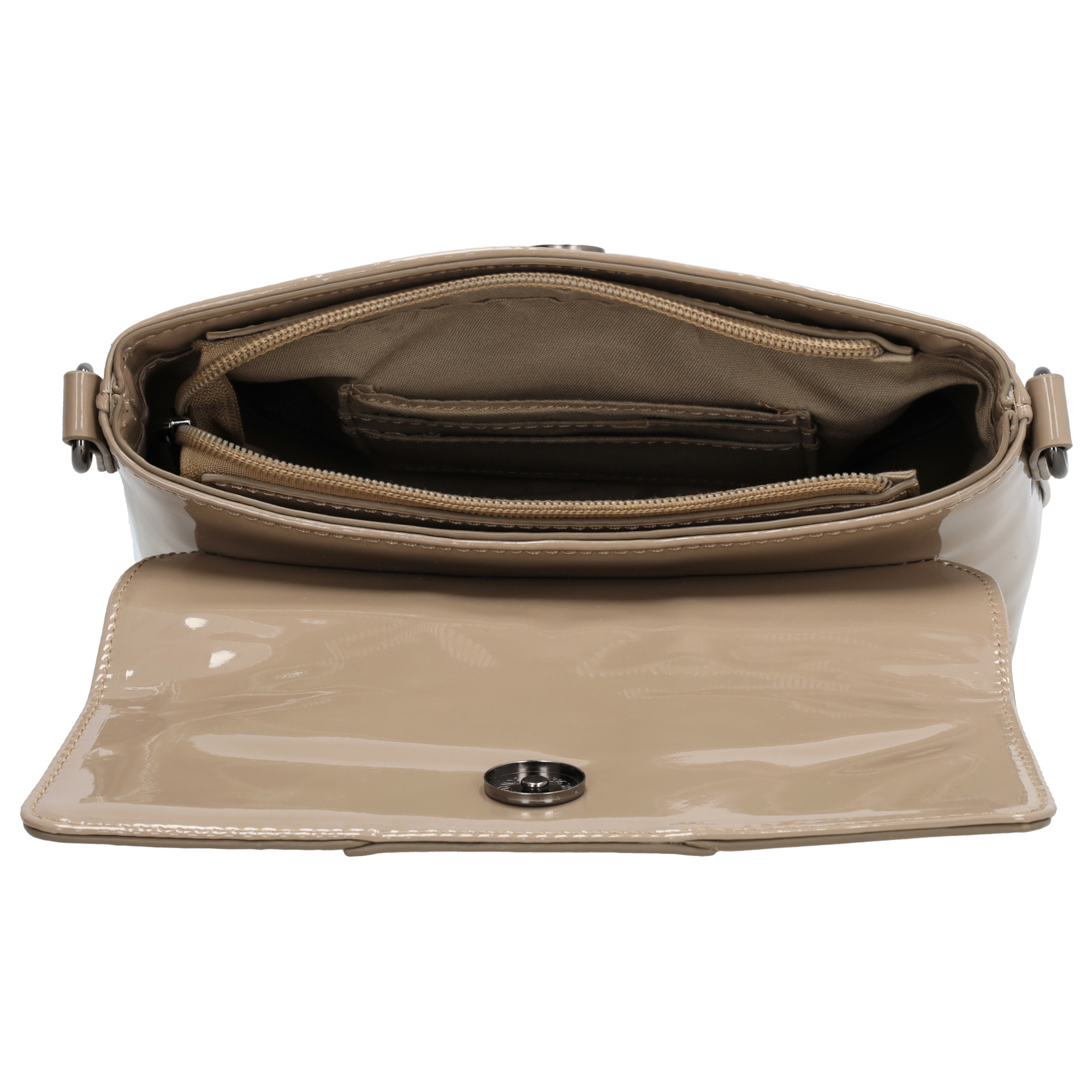 Charm London Charm London Kensington Handtas lak-taupe
