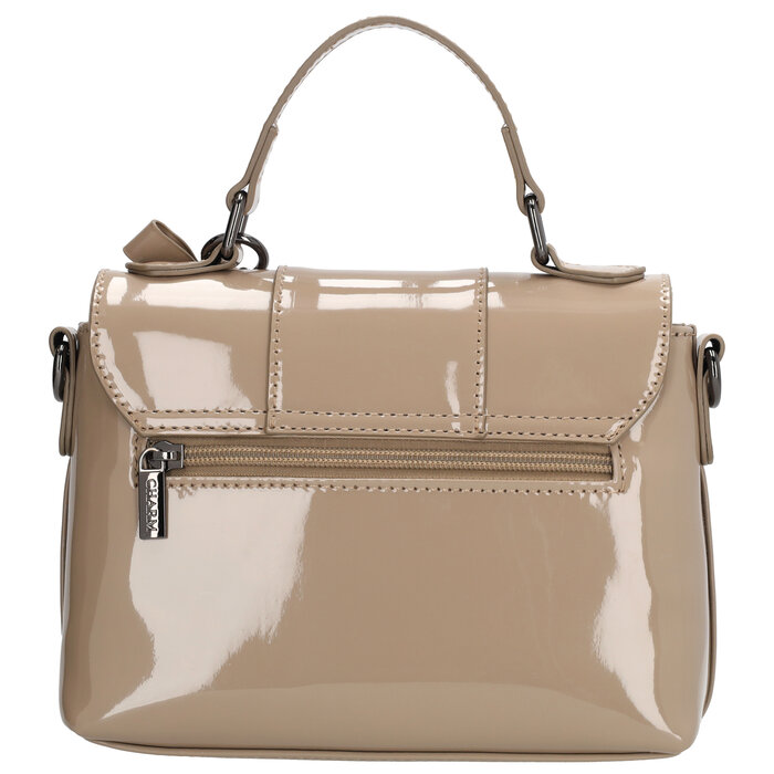 Charm London Charm London Kensington Handtas lak-taupe