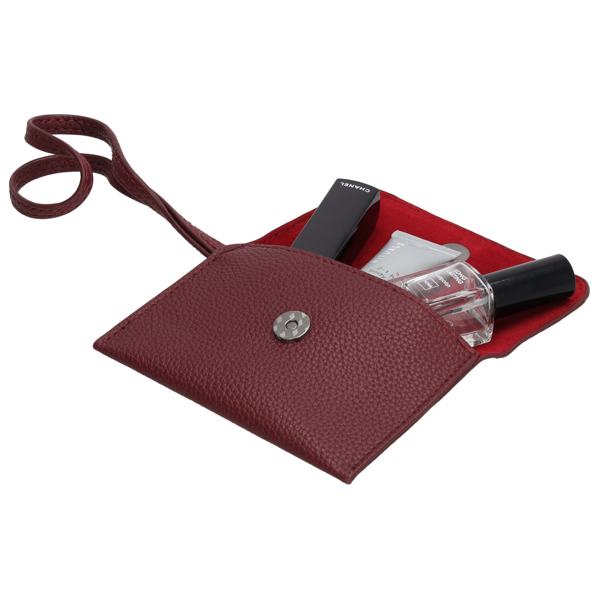 Charm London Charm London Bond Avenue Laptoptas 15,6 inch bordeaux stippen