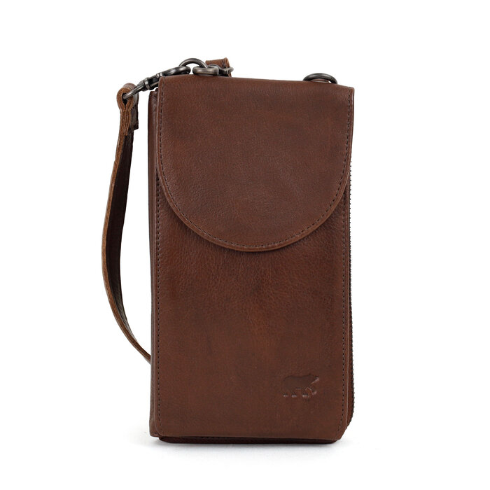 Bear Design Bear Design Patty portemonnee-telefoontasje bruin