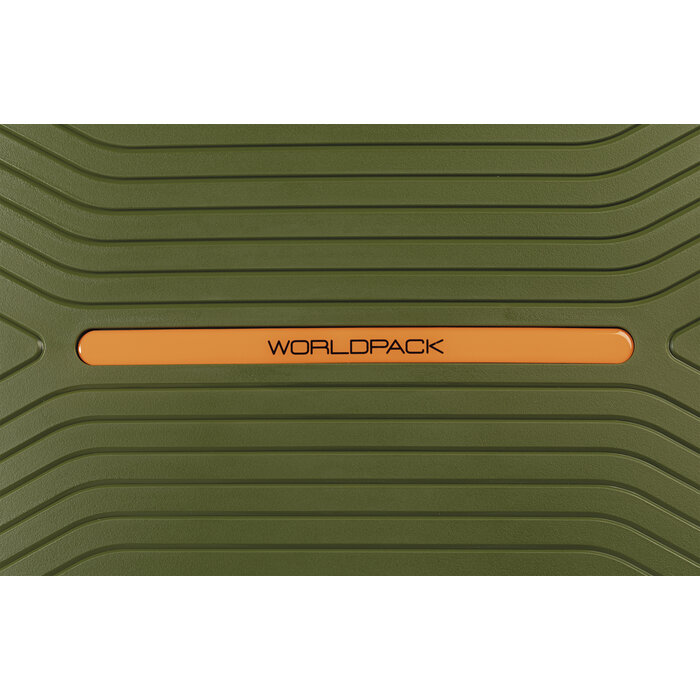 Worldpack Lumen 4-wiel handbagage-koffer 55x38x20cm groen
