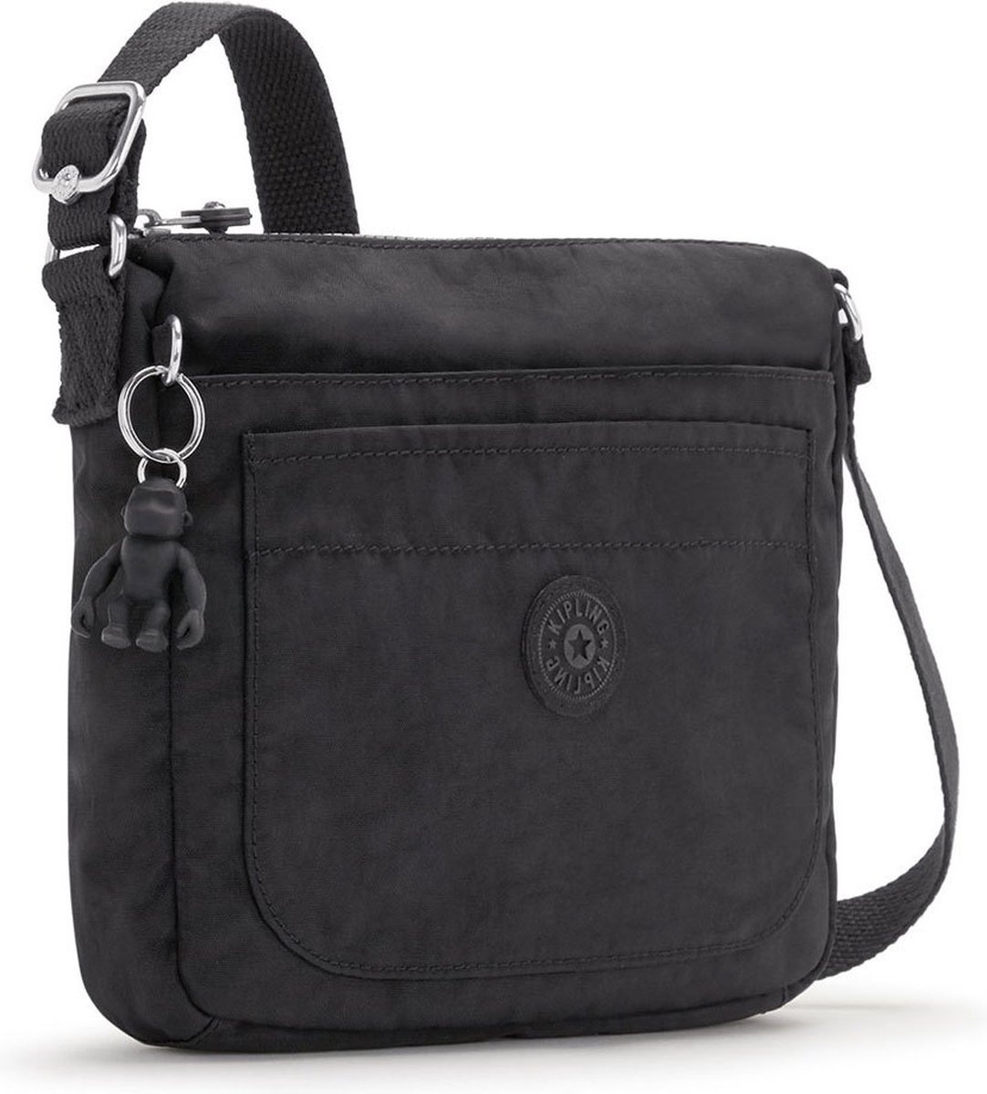 Kipling Kipling Sebastian schoudertasje black noir