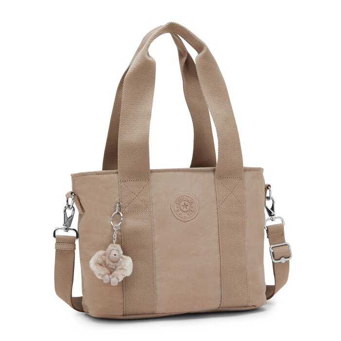 Kipling Kipling Minta M UP schoudertas tan beige