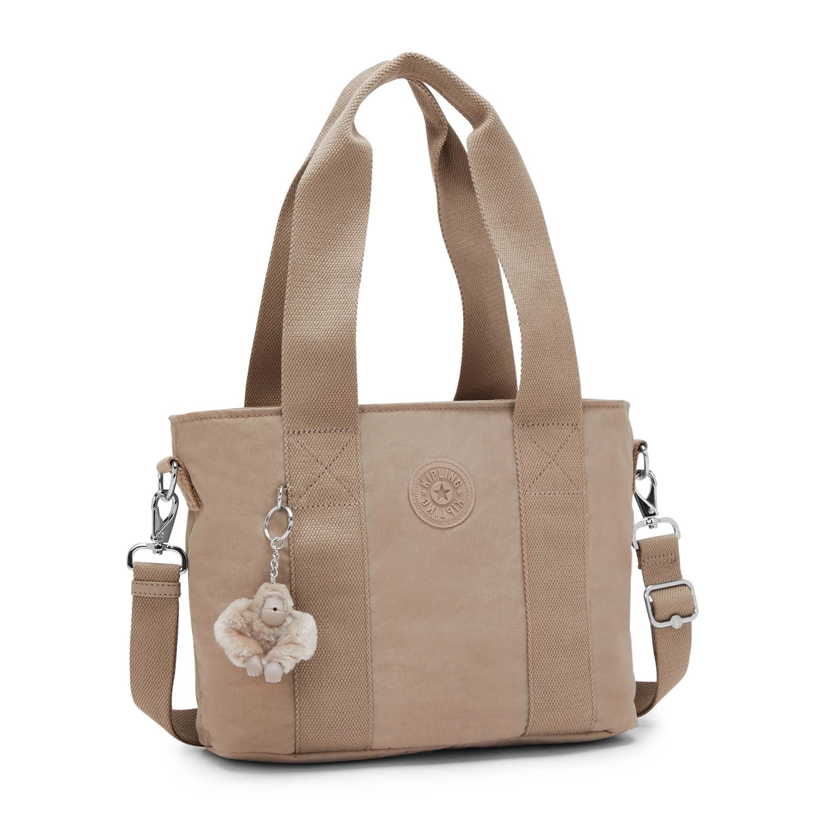 Kipling Kipling Minta M UP schoudertas tan beige