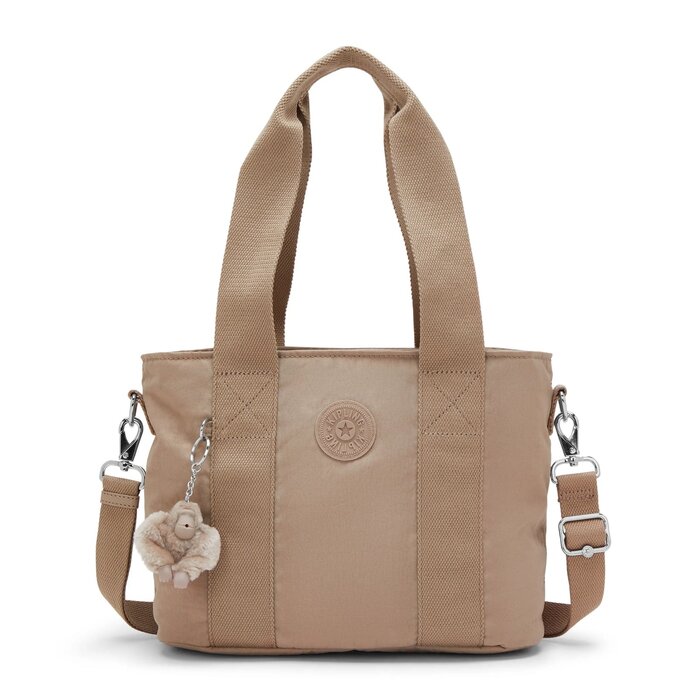 Kipling Kipling Minta M UP schoudertas tan beige
