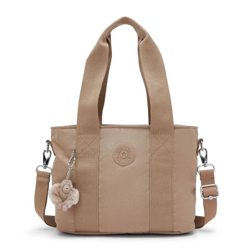 Kipling Kipling Minta M UP schoudertas tan beige