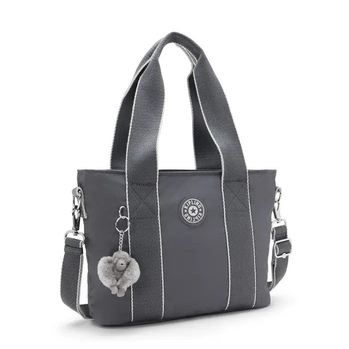 Kipling Kipling Minta M UP schoudertas moonlit grey