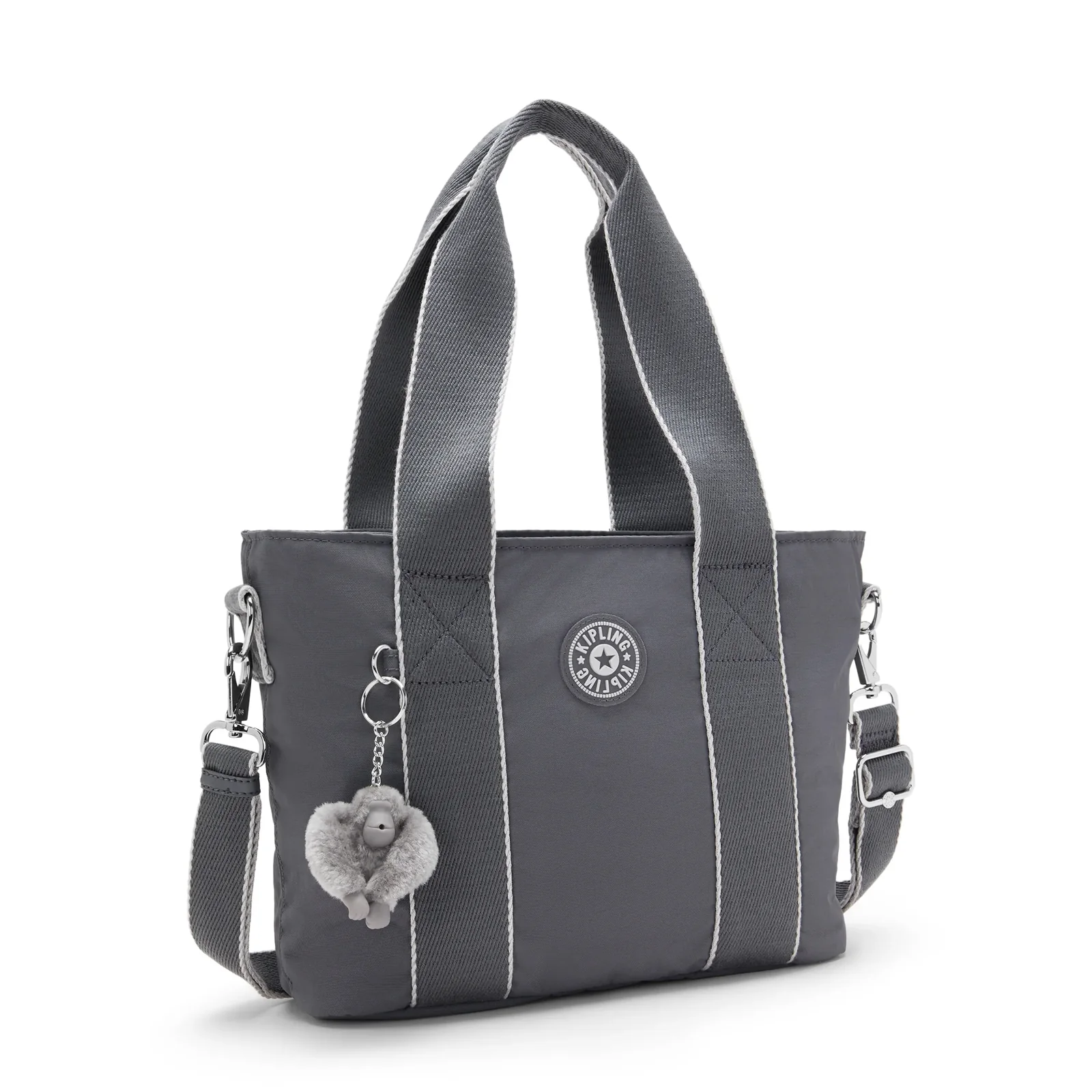 Kipling Kipling Minta M UP schoudertas moonlit grey