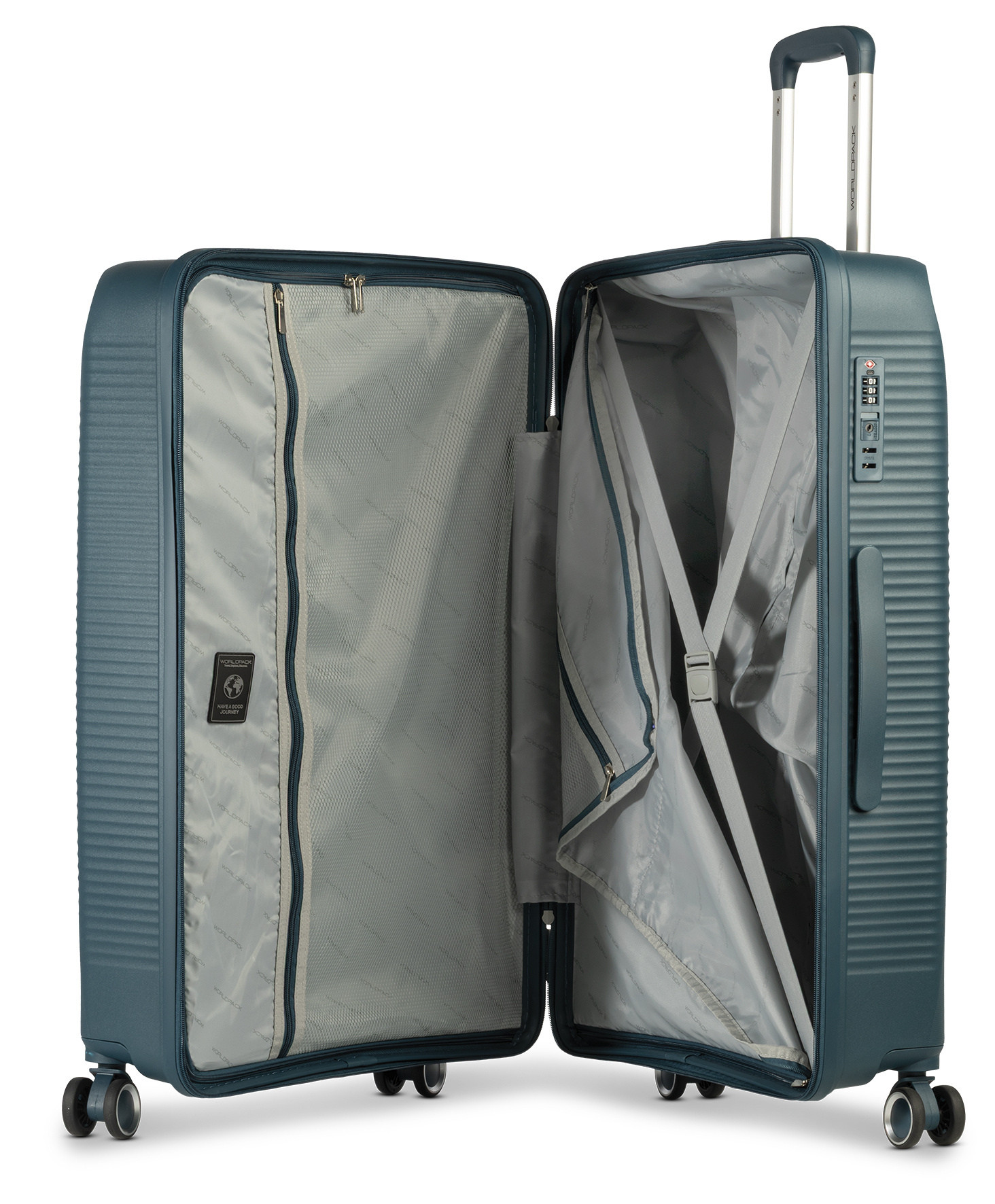 Worldpack Modul 4-wiel trolley-reiskoffer 75cm petrol