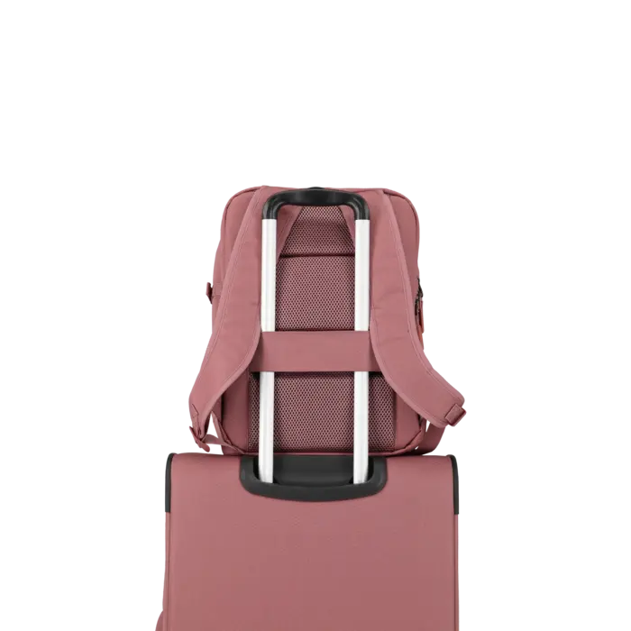 Travelite Travelte Kick Off 15.6" laptop-cabin rugtas (30x40x20-23cm) rose