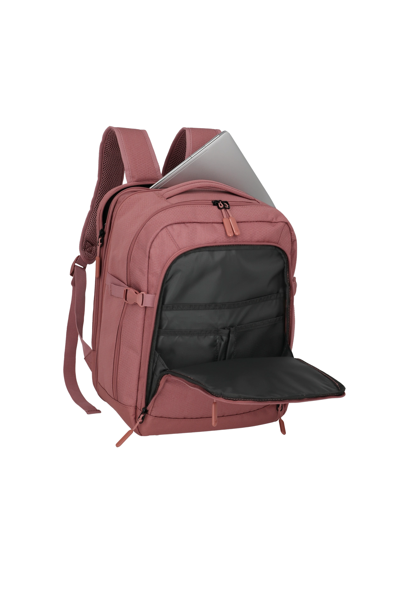 Travelite Travelte Kick Off 15.6" laptop-cabin rugtas (30x40x20-23cm) rose