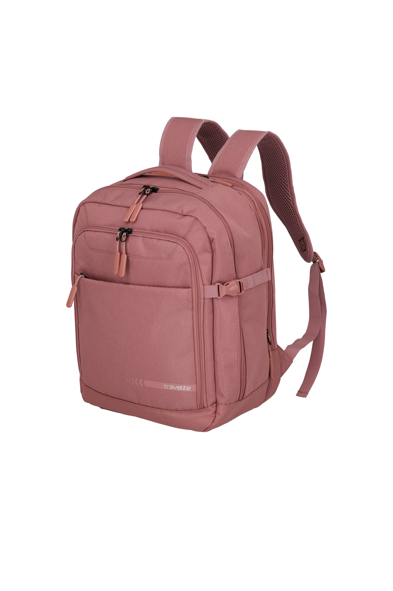 Travelite Travelte Kick Off 15.6" laptop-cabin rugtas (30x40x20-23cm) rose