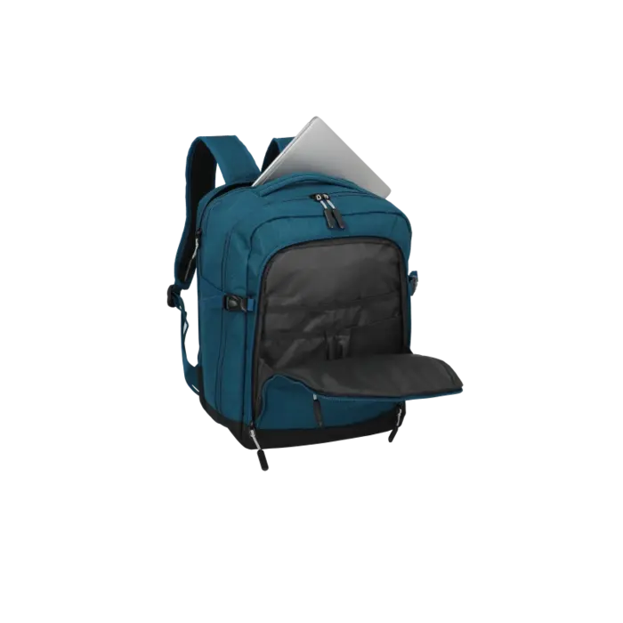 Travelite Travelte Kick Off 15.6" laptop-cabin rugtas (30x40x20-23cm) petrol