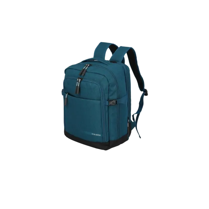 Travelite Travelte Kick Off 15.6" laptop-cabin rugtas (30x40x20-23cm) petrol