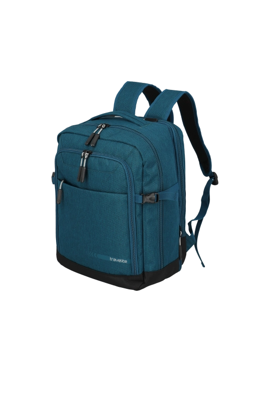 Travelite Travelte Kick Off 15.6" laptop-cabin rugtas (30x40x20-23cm) petrol