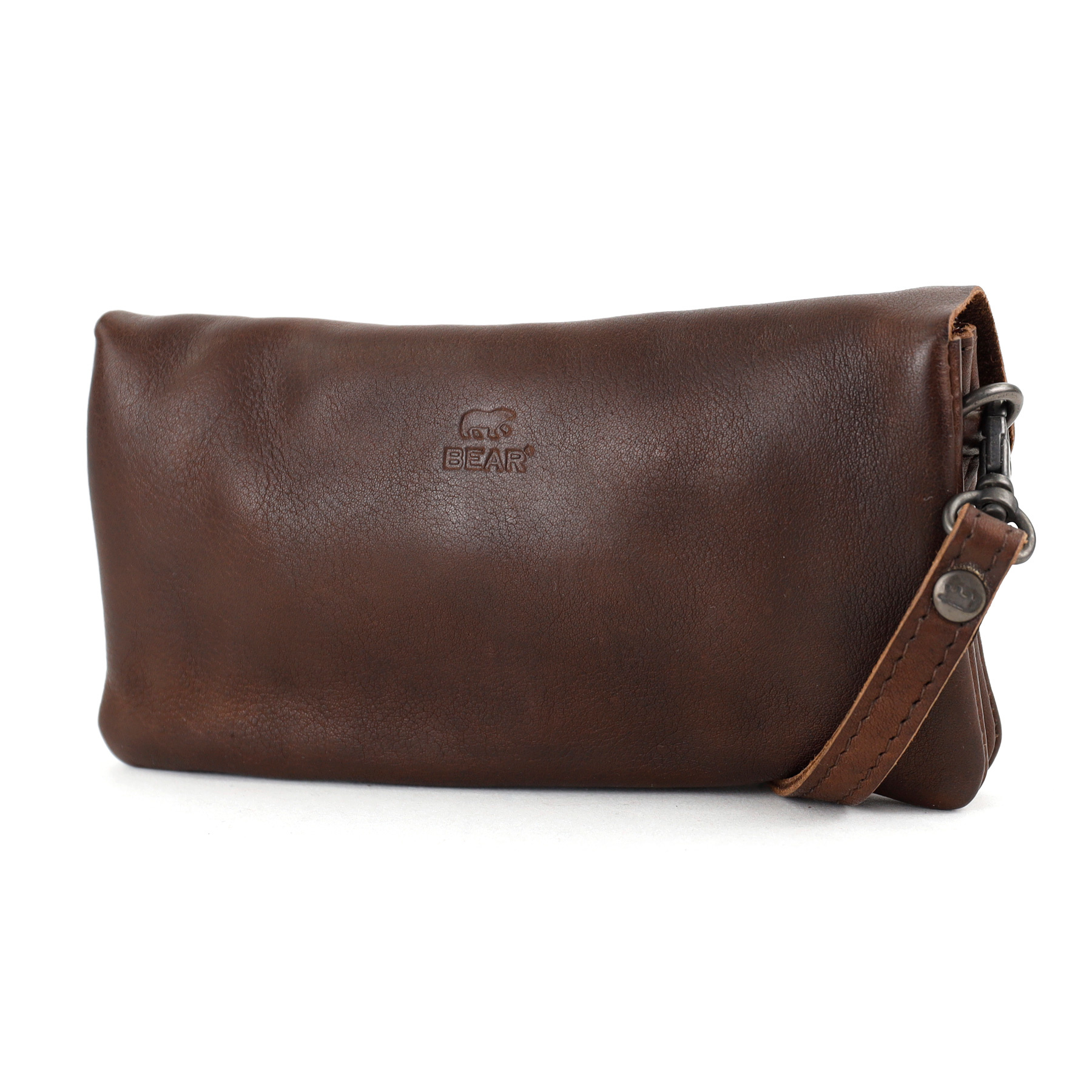 Bear Design Bear Design Lydia clutch-schoudertasje-telefoontasje bruin