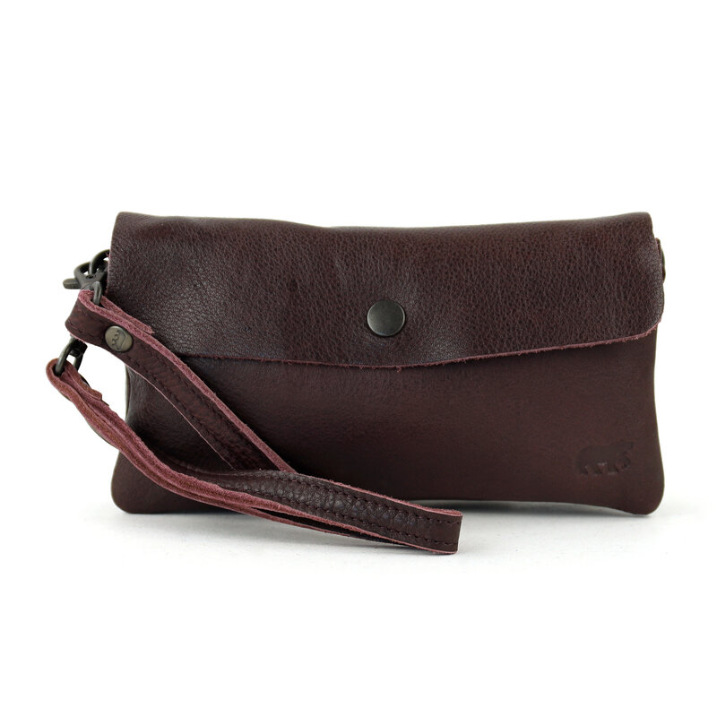 Bear Design Bear Design Lydia clutch-schoudertasje-telefoontasje bordeaux