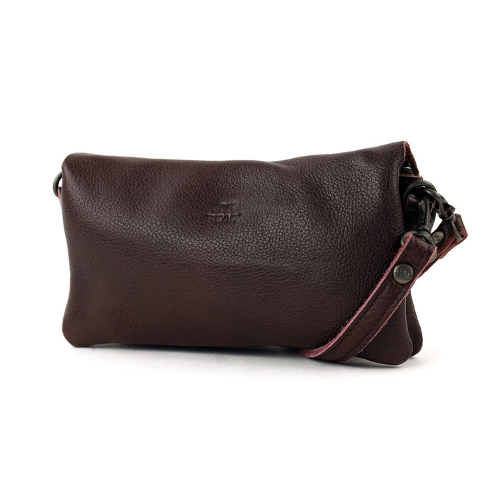 Bear Design Bear Design Lydia clutch-schoudertasje-telefoontasje bordeaux