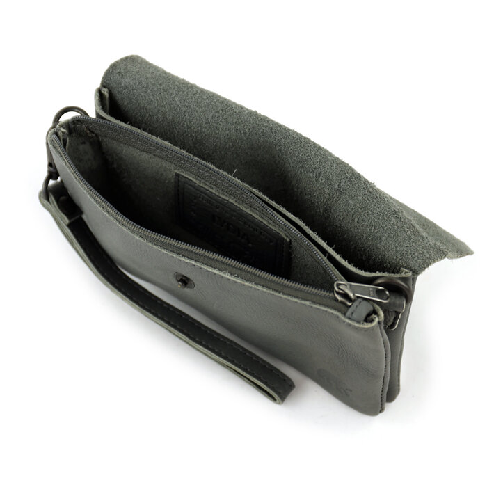 Bear Design Bear Design Lydia clutch-schoudertasje-telefoontasje charcoal