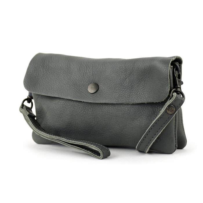 Bear Design Bear Design Lydia clutch-schoudertasje-telefoontasje charcoal
