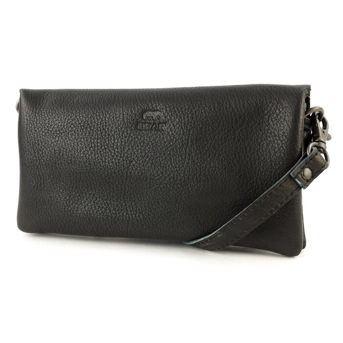 Bear Design Bear Design Lydia clutch-schoudertasje-telefoontasje zwart