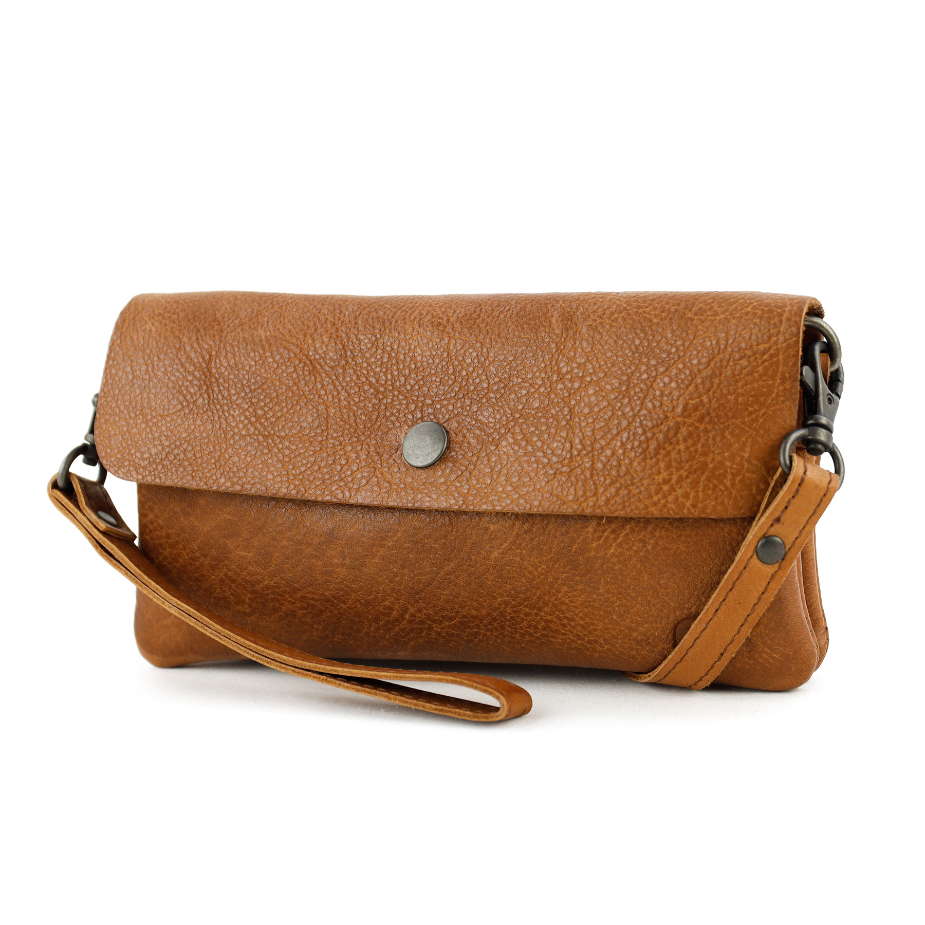Bear Design Bear Design Lydia clutch-schoudertasje-telefoontasje cognac