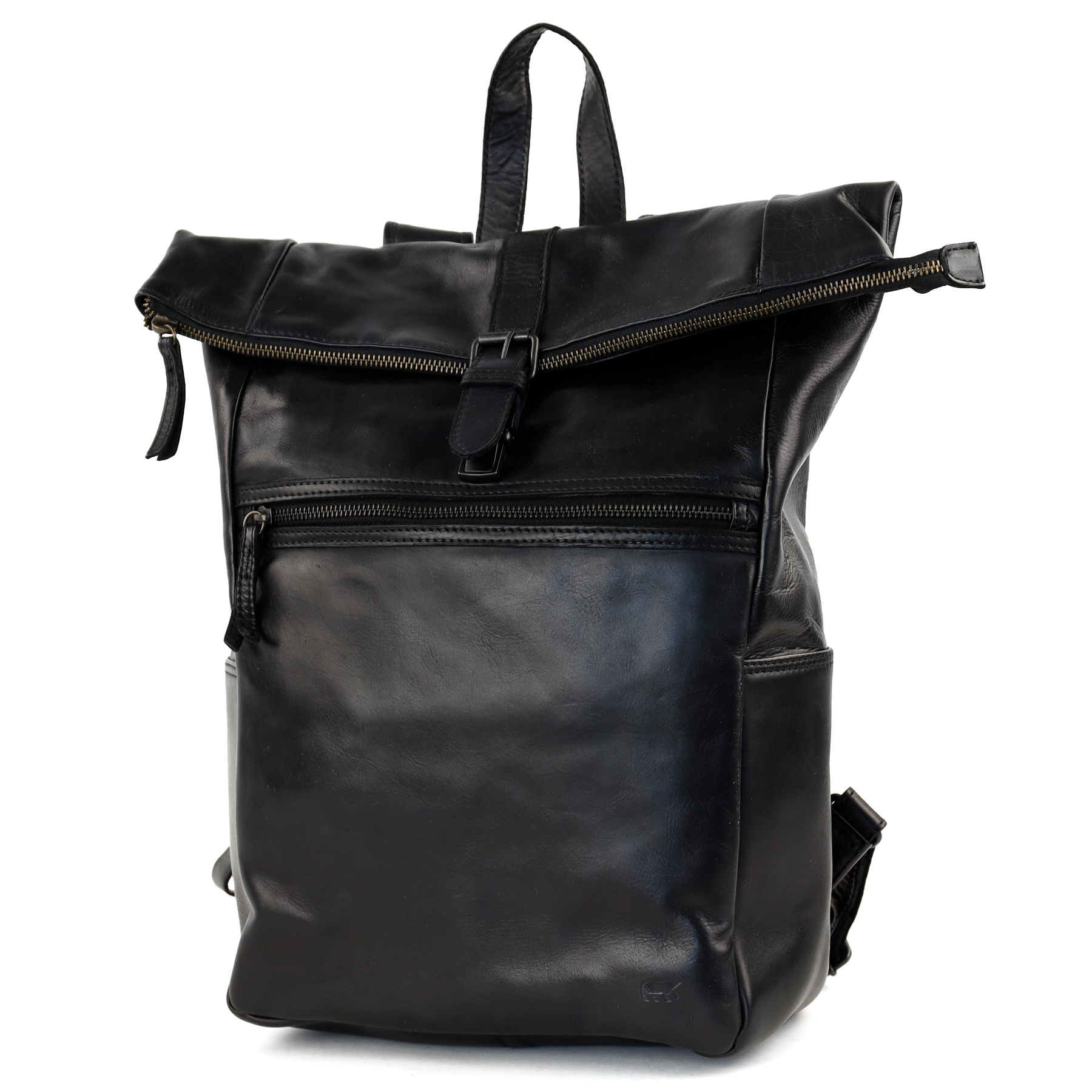 Bear Design Bear Design Rick 14" laptop rolltop-rugtas zwart