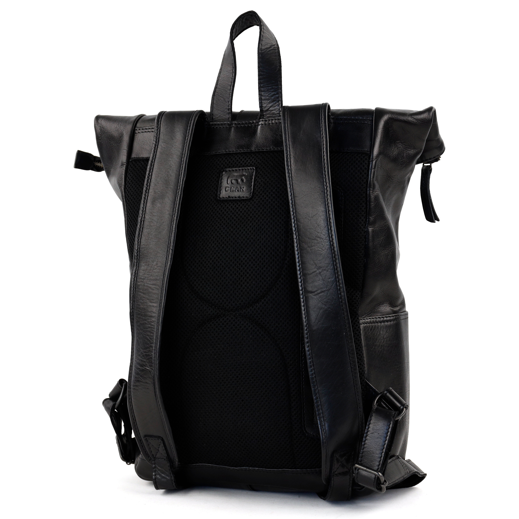 Bear Design Bear Design Rick 14" laptop rolltop-rugtas zwart