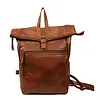 Bear Design Rick 14" laptop rolltop-rugtas cognac