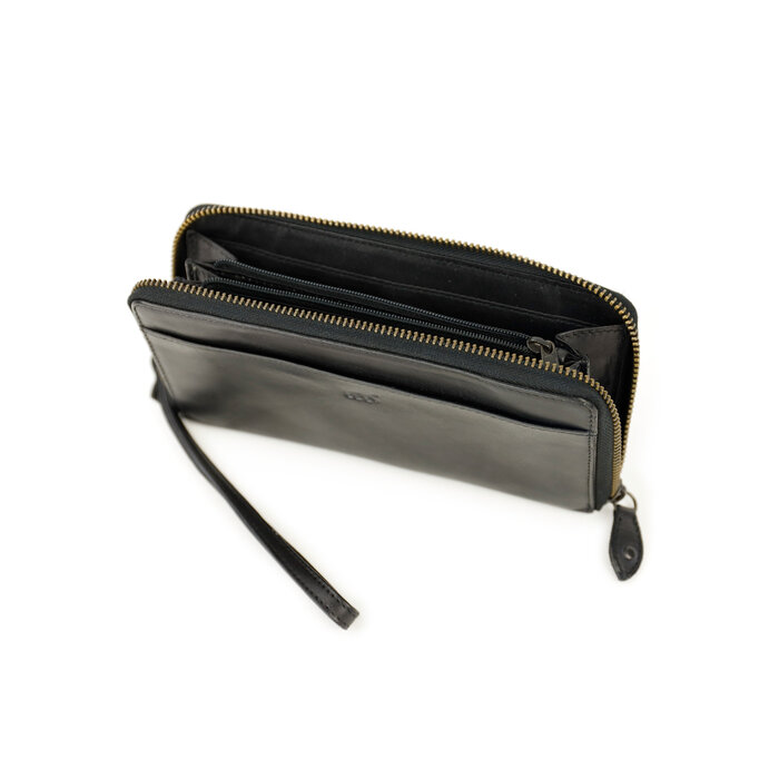 Bear Design Bear Design Sofie 8cc RFID ritsportemonnee-clutch zwart