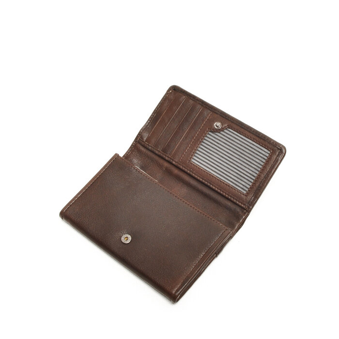 Berba Berba Lucca 6cc dames-portemonnee chocolate