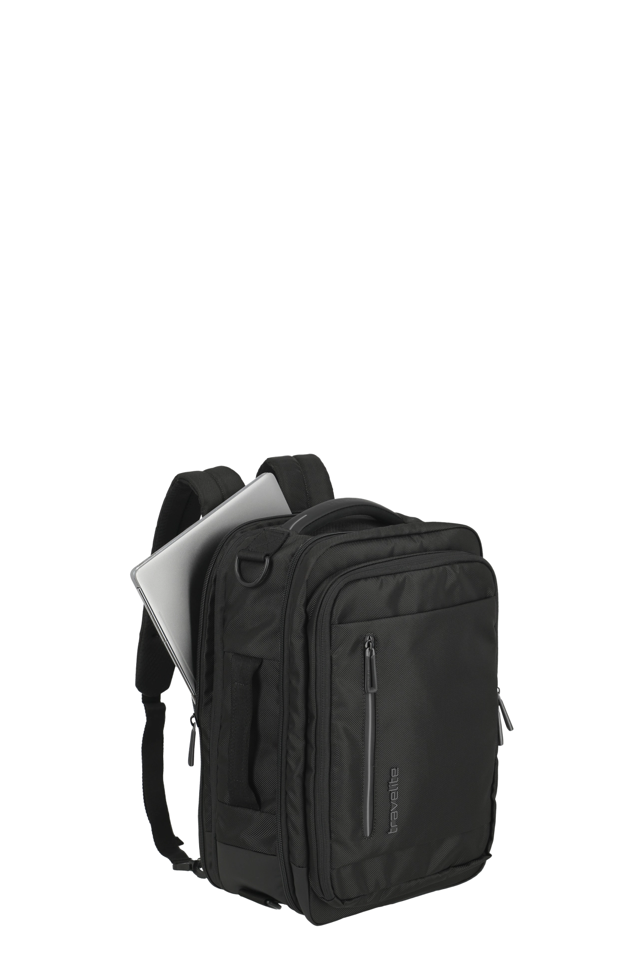 Travelite Travelite Crosslite 15" laptop-boardbag Small schouder-rugtas zwart