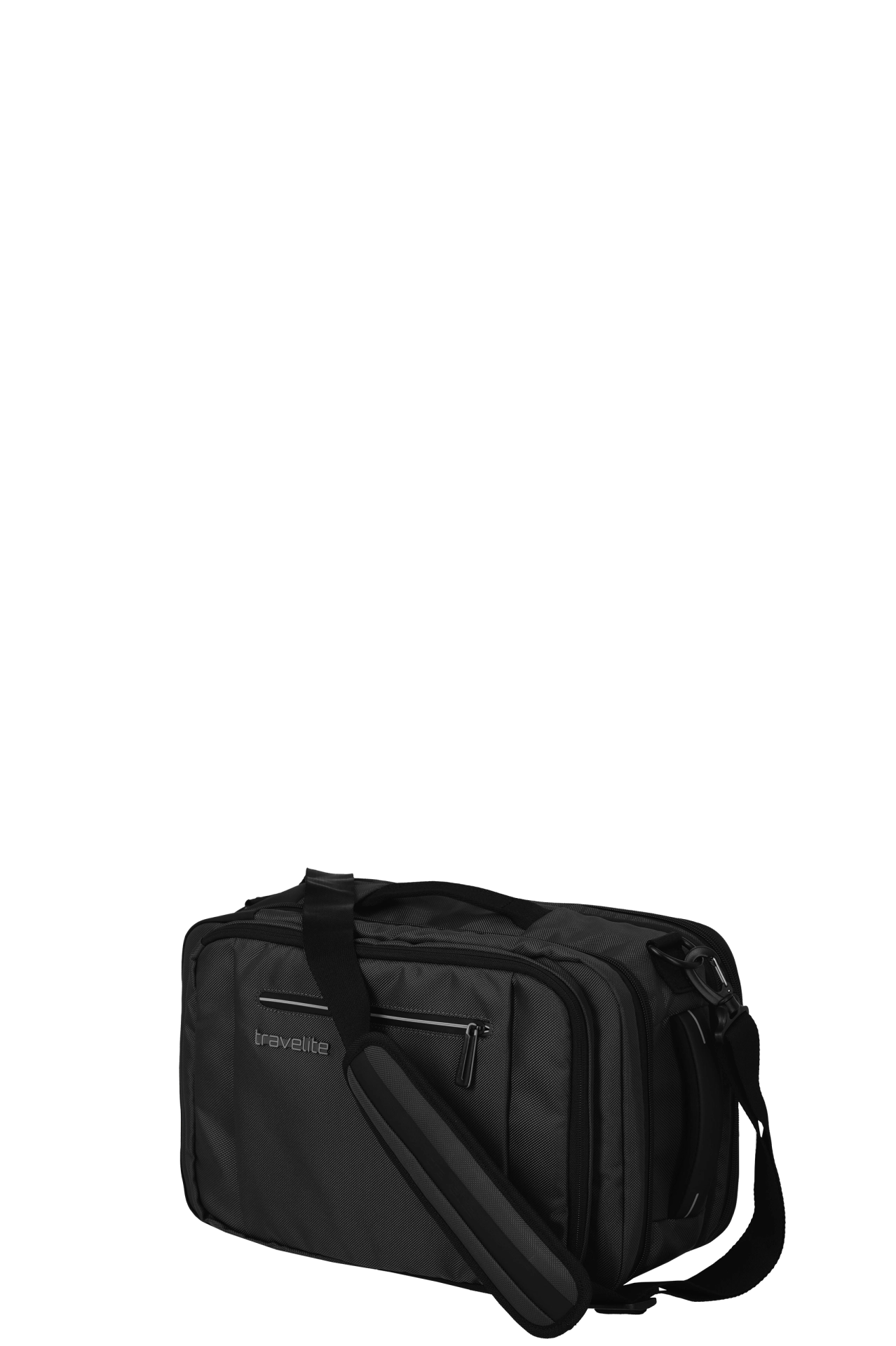 Travelite Travelite Crosslite 15" laptop-boardbag Small schouder-rugtas zwart