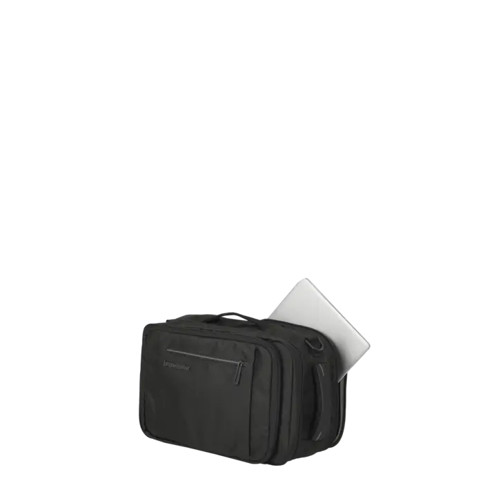 Travelite Travelite Crosslite 15" laptop-boardbag Small schouder-rugtas zwart