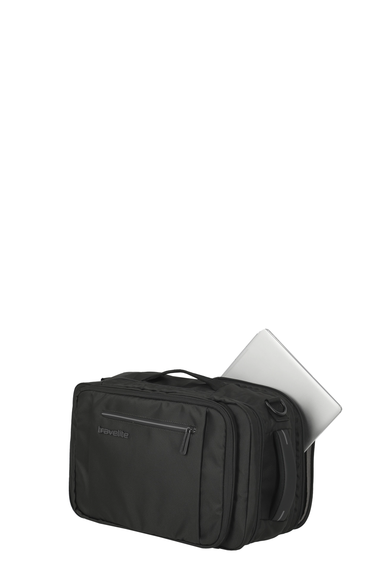 Travelite Travelite Crosslite 15" laptop-boardbag Small schouder-rugtas zwart