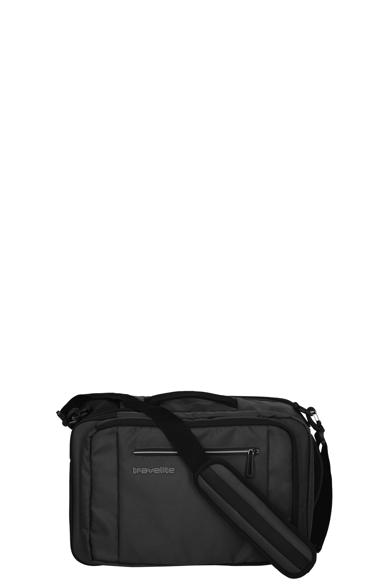 Travelite Travelite Crosslite 15" laptop-boardbag Small schouder-rugtas zwart