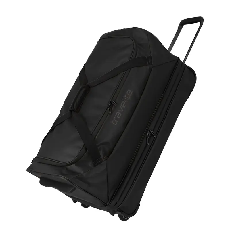 Travelite Travelite Basics 70cm-119L wieltas expandable zwart