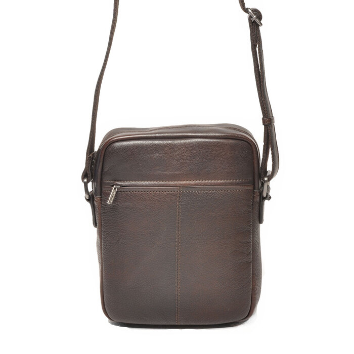 Berba Berba Lucca reporter-crossbody-schoudrtas chocolate
