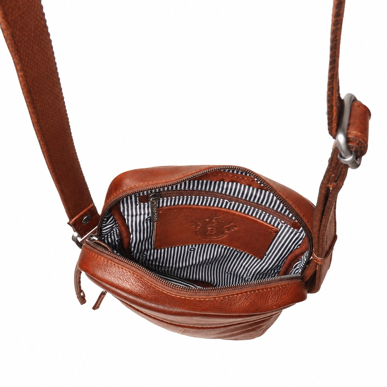 Berba Berba Lucca reporter-crossbody-schoudrtas brandy