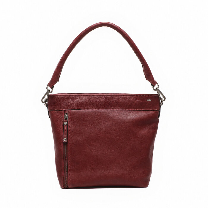 Berba Berba Lucca Bucket Bag schoudertas cherry