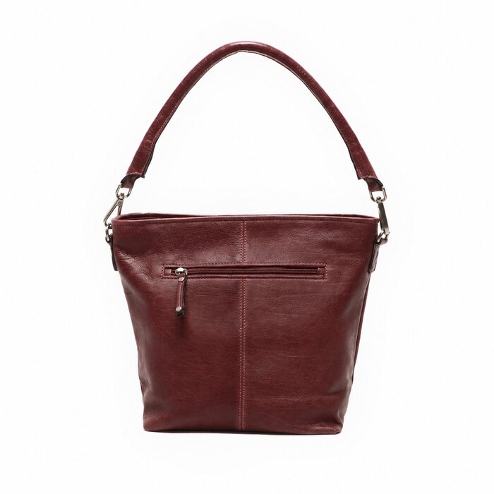 Berba Berba Lucca Bucket Bag schoudertas cherry