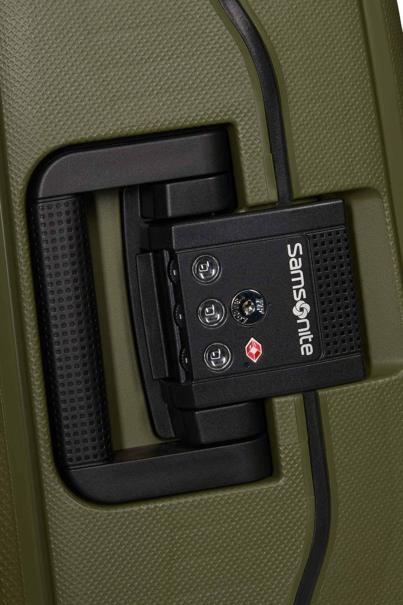 Samsonite Samsonite SCure Spinner 55cm handbagage koffer olive