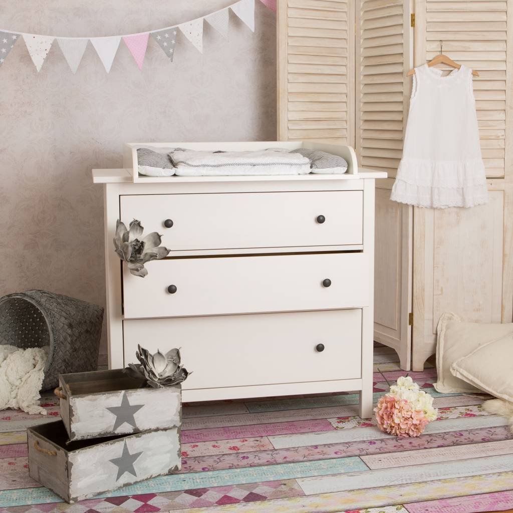 Extra Rundkante H! Wickelaufsatz für alle IKEA Hemnes/ Songesand