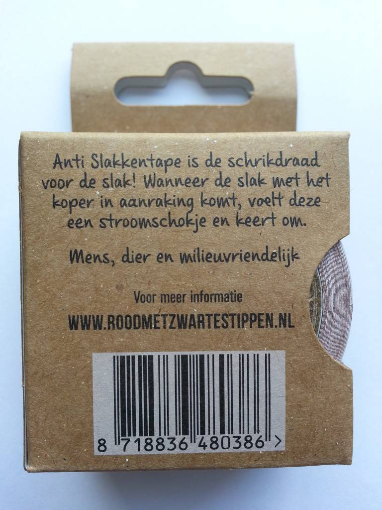 Anti Slakken Tape, zorgt voor slak vrije bloempotten!