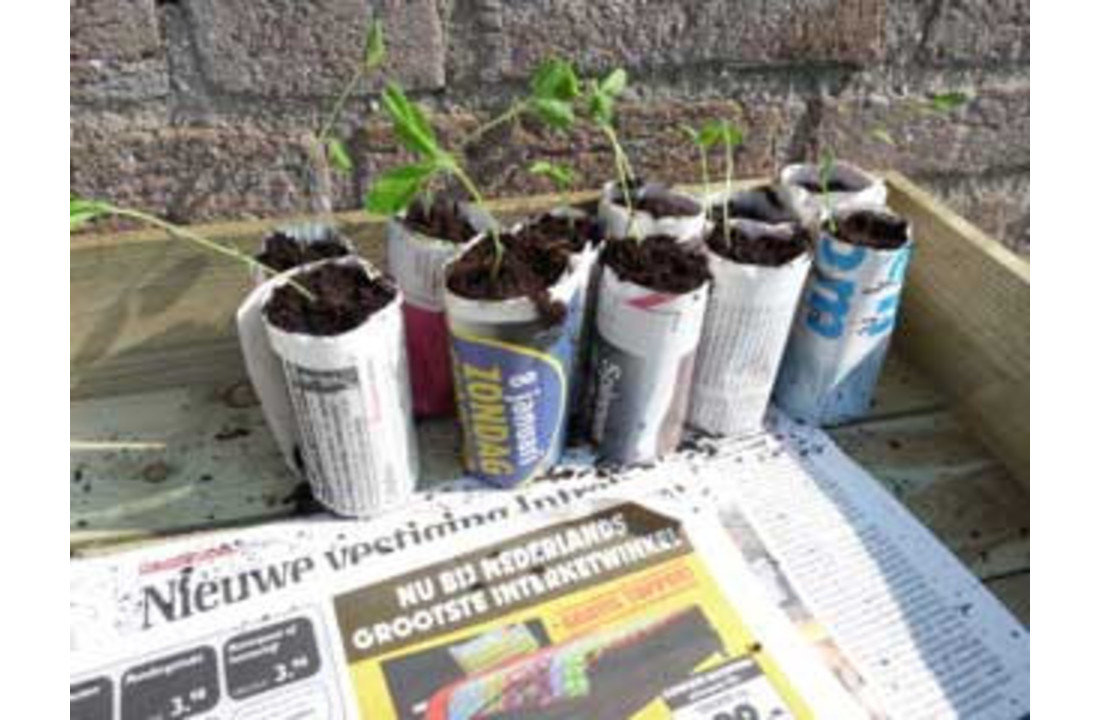 Papieren potjes maker