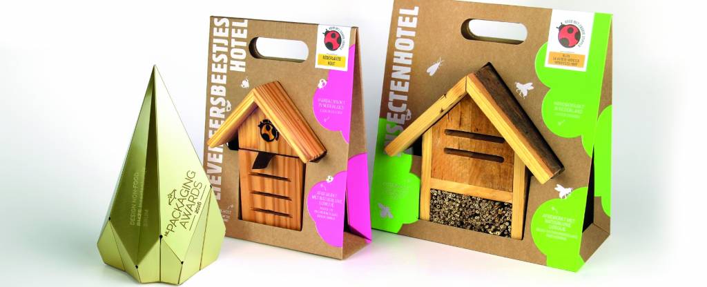 Insectenhotel lieveheersbeestjes en wilde bijen