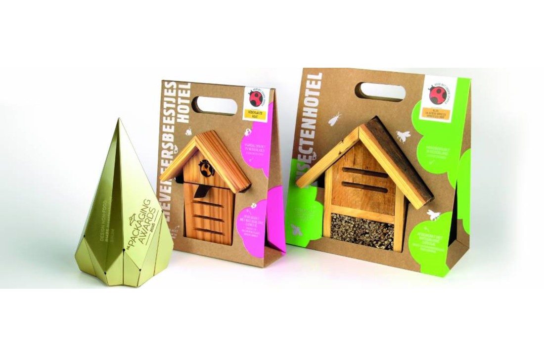 Insectenhotel voor wilde bijen en andere nuttige insecten