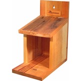 Eekhoorn voederhuis, gerecycled hout